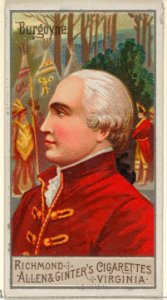 John Burgoyne, from the Great Generals series (N15) for Allen & Ginter Cigarettes Brands MET DP834763