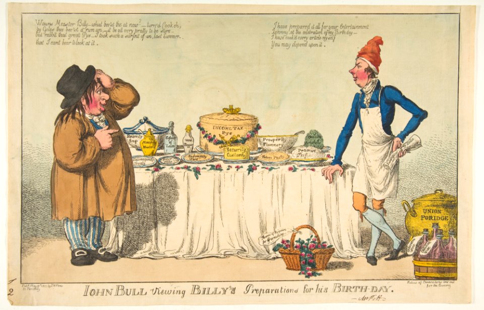 John Bull Viewing Billy's Preparations for his Birth-day MET DP818367