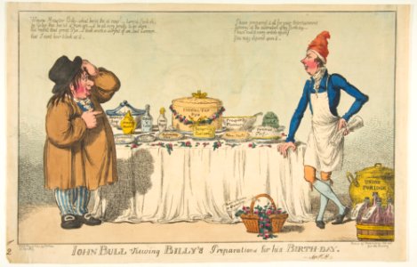John Bull Viewing Billy's Preparations for his Birth-day MET DP818367