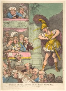 John Bull at the Italian Opera MET DP808714