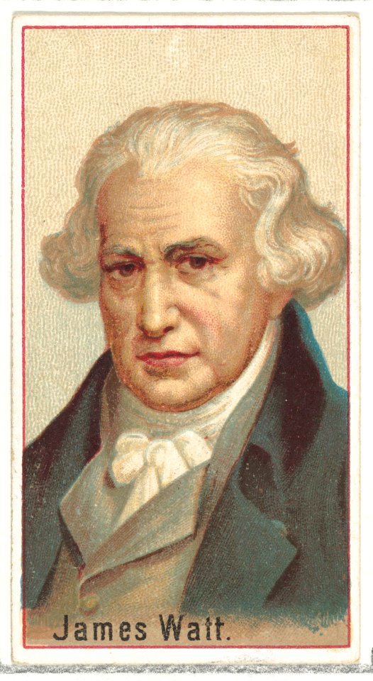 James Watt, printer's sample for the World's Inventors souvenir album (A25) for Allen & Ginter Cigarettes MET DP838855