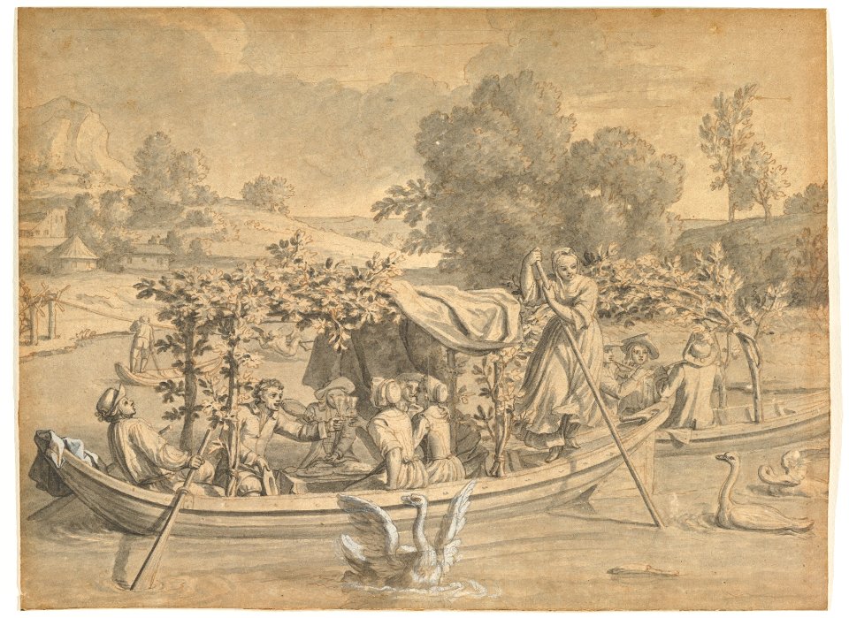 July- Amusements on the Water, (Juillet - les Divertissements sur l’eau) MET DP820975