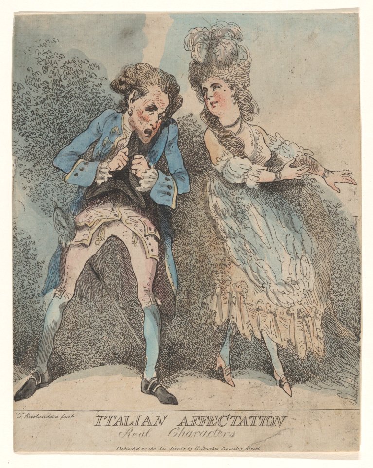 Italian Affectation, Real Characters MET DP871723
