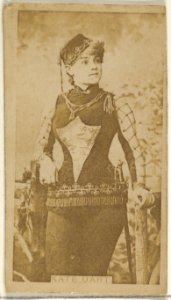 Kate Uart, from the Actors and Actresses series (N45, Type 8) for Virginia Brights Cigarettes MET DP831639