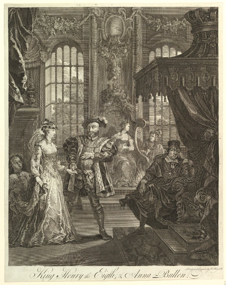 King Henry the Eighth and Anna Bullen MET DP826940