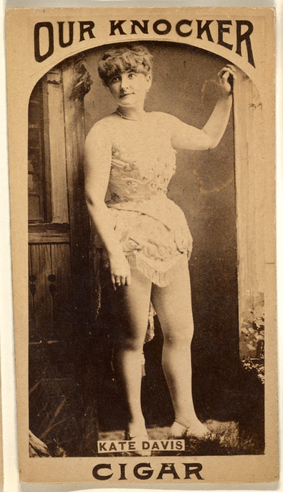 Kate Davis, from the Actresses series (N665) promoting Our Knocker Cigars MET DPB869825