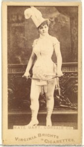 Kate Uart, Corsair Co., from the Actors and Actresses series (N45, Type 1) for Virginia Brights Cigarettes MET DP830067