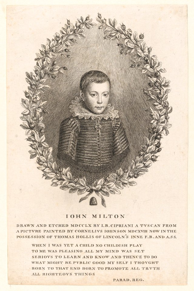 John Milton as a Boy MET DP869150