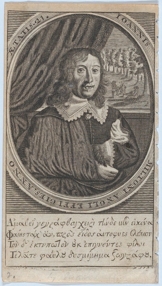 John Milton, Age 21 (frontispiece- Paradise Regained) MET DP875910
