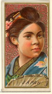 Japan, from the Types of All Nations series (N24) for Allen & Ginter Cigarettes MET DP836445