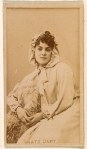 Kate Uart, from the Actresses series (N245) issued by Kinney Brothers to promote Sweet Caporal Cigarettes MET DP859744