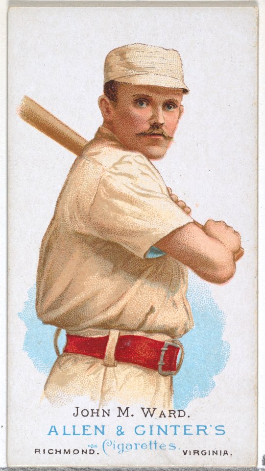 John M. Ward, Baseball Player, from World's Champions, Series 1 (N28) for Allen & Ginter Cigarettes MET DP838200