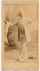 John Henshaw, from the Actresses series (N245) issued by Kinney Brothers to promote Sweet Caporal Cigarettes MET DP859936