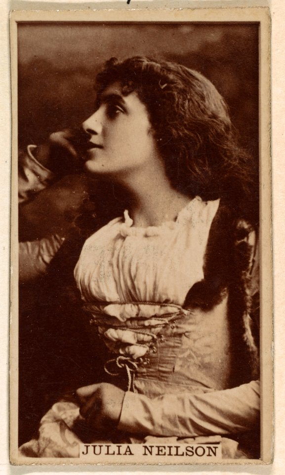 Julia Neilson, from the Actresses series (N245) issued by Kinney Brothers to promote Sweet Caporal Cigarettes MET DP859251