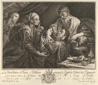 Isaac Blessing Jacob MET DP836594