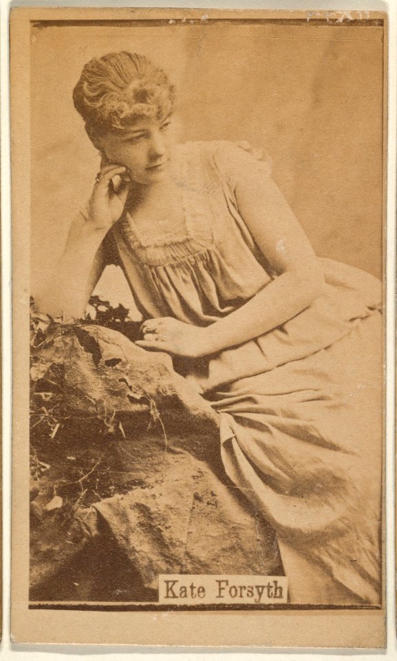 Kate Forsyth, from the Actresses series (N668) MET DPB869975