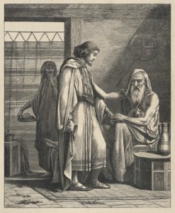 Isaac Blessing Jacob (Dalziels' Bible Gallery) MET DP835841