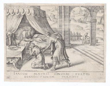 Isaac Blessing Jacob Met DP888040