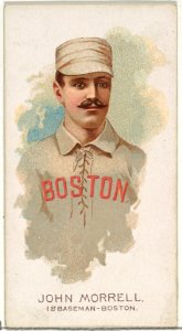 John Morrell, Baseball Player, 1st Baseman, Boston, from World's Champions, Series 2 (N29) for Allen & Ginter Cigarettes MET DP838242