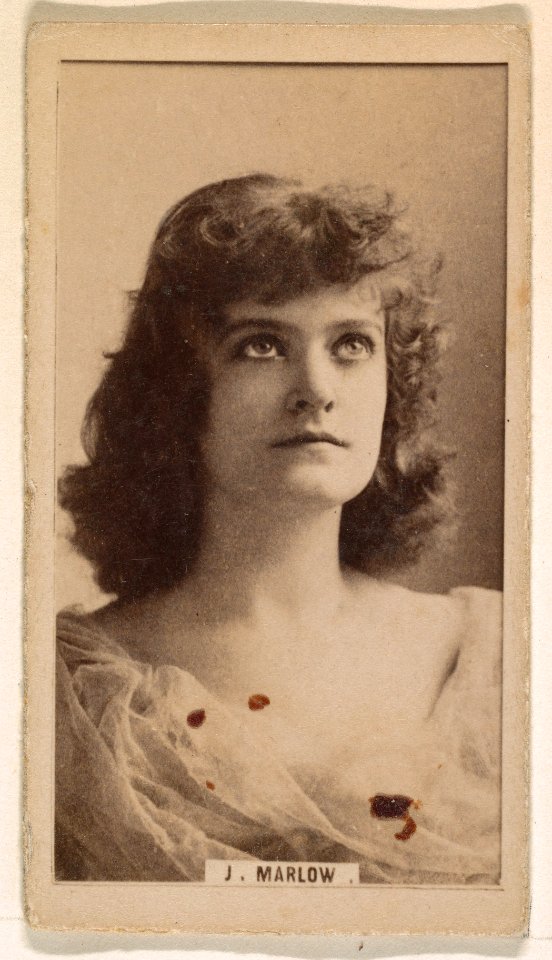 Julia Marlow, from the Actresses series (N245) issued by Kinney Brothers to promote Sweet Caporal Cigarettes MET DP859050