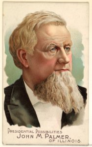 John M. Palmer of Illinois, from the Presidential Possibilities series (N124) issued by Duke Sons & Co. to promote Honest Long Cut Tobacco MET DPB873740