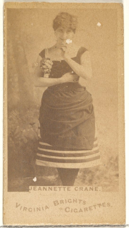 Jeannette Crane, from the Actors and Actresses series (N45, Type 1) for Virginia Brights Cigarettes MET DP829395