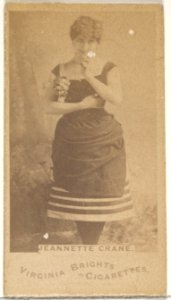 Jeannette Crane, from the Actors and Actresses series (N45, Type 1) for Virginia Brights Cigarettes MET DP829395