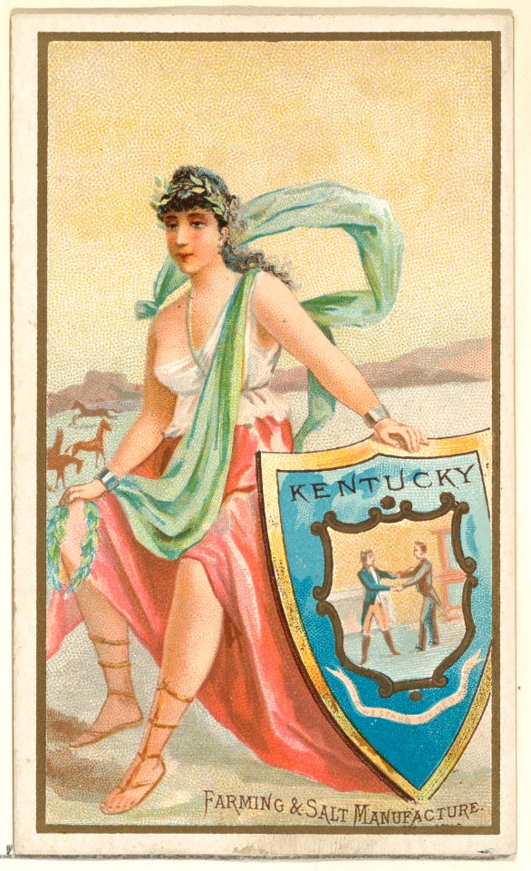 Kentucky, from the Industries of States series (N117) issued by Duke Sons & Co. to promote Honest Long Cut Tobacco MET DPB873658