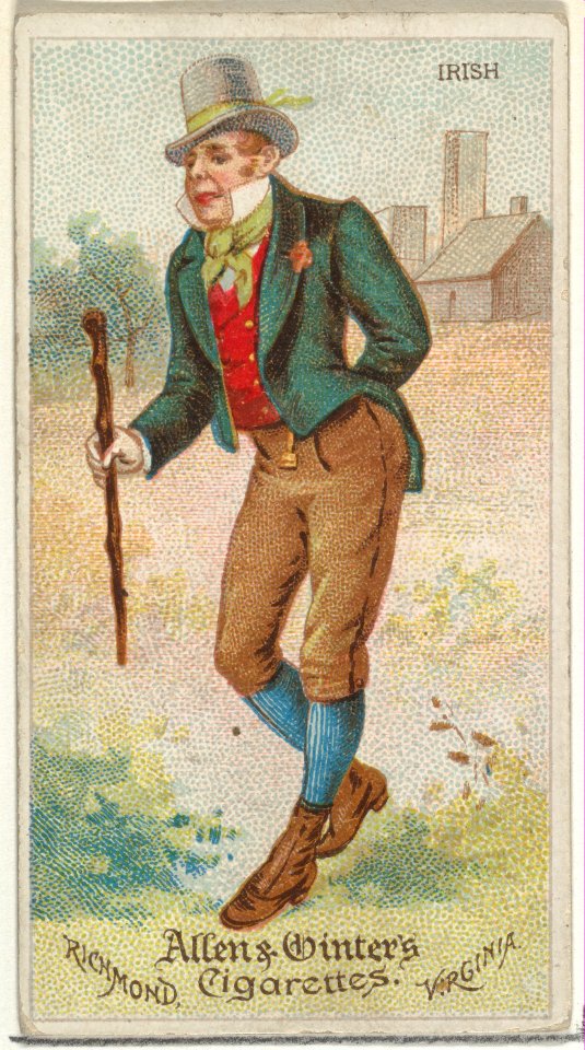 Irish, from World's Dudes series (N31) for Allen & Ginter Cigarettes MET DP838510
