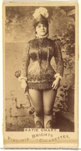 Katie Uhart, from the Actors and Actresses series (N45, Type 1) for Virginia Brights Cigarettes MET DP830073