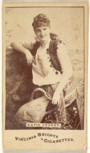 Katie Stokes, from the Actors and Actresses series (N45, Type 6) for Virginia Brights Cigarettes MET DP831202