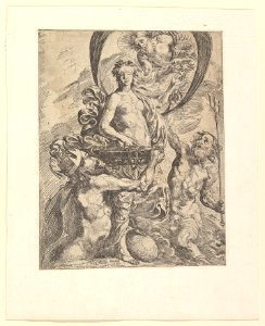Jupiter, Pluto, and Neptune Offering their Riches to Fortune MET DP819287