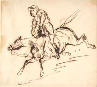 Jockey on a Horse MET DP806432