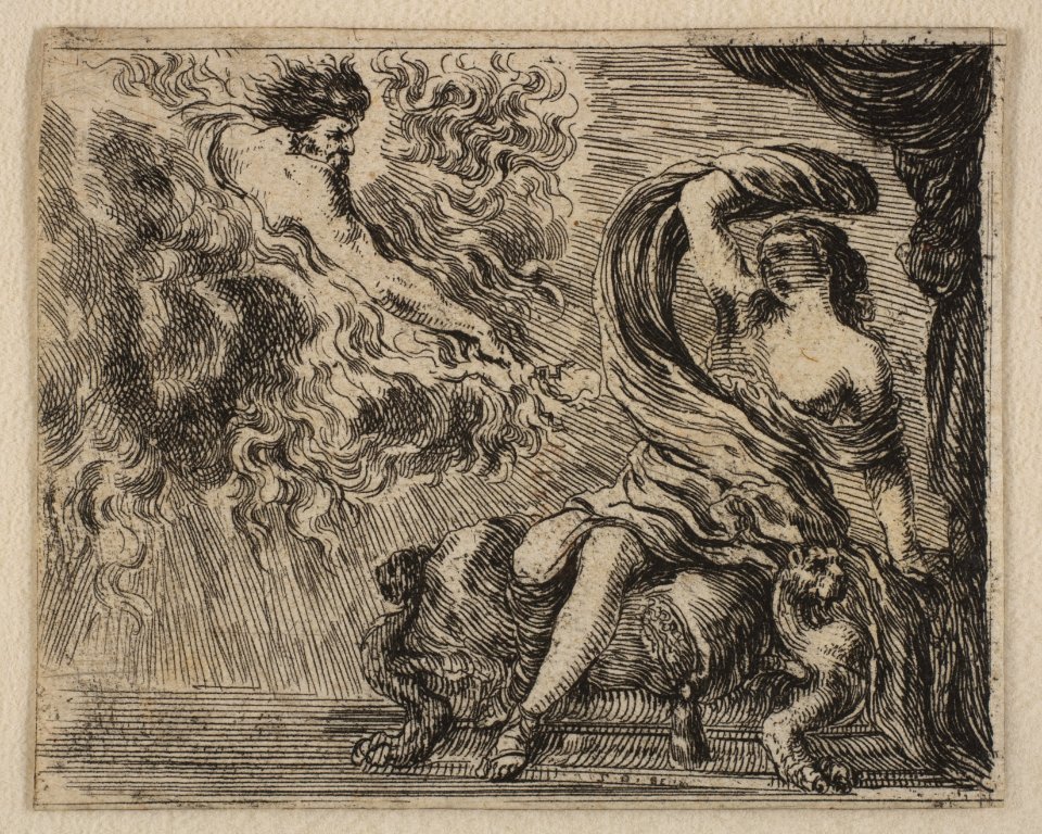 Jupiter and Semele, from 'Game of Mythology' (Jeu de la Mythologie) MET DP817647