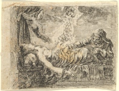 Jupiter and Danaë, from 'Game of Mythology' (Jeu de la Mythologie) MET DP841066