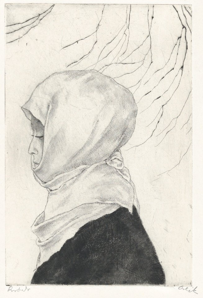 Japanese Woman in Winter Clothing MET DP876211