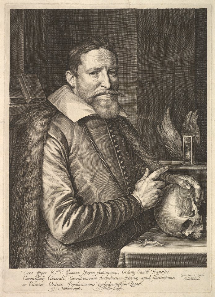 Joannes Neyen, general of the order of Franciscan friars, ambassador in Trier MET DP825414