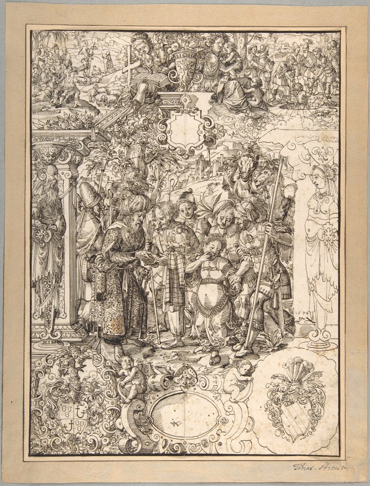 Joseph Sold by His Brothers into Egypt MET DP803410