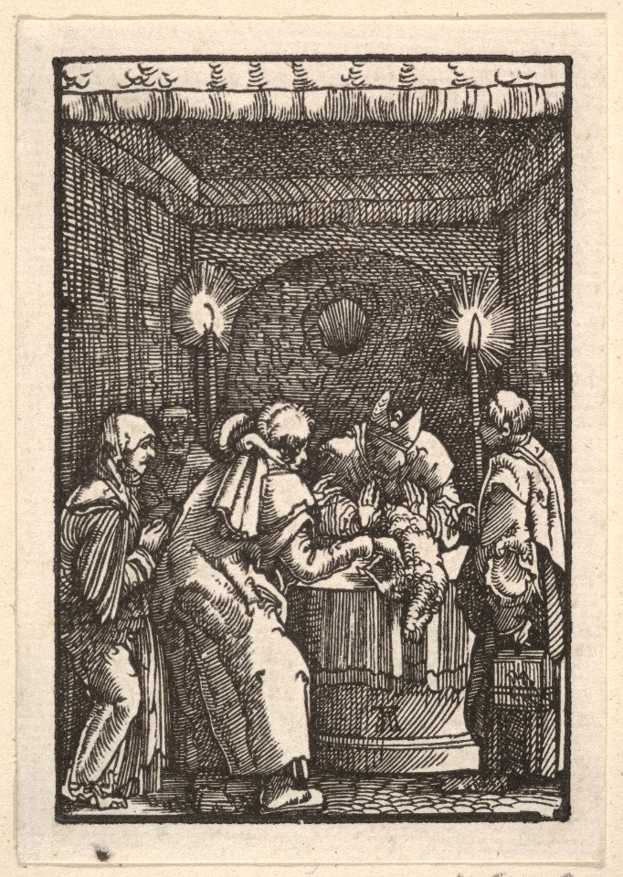 Joachim's Sacrifice Refused by the Priest, from The Fall and Salvation of Mankind Through the Life and Passion of Christ MET DP832952