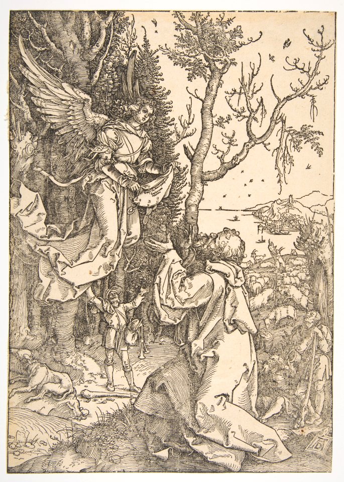 Joachim and the Angel, from The Life of the Virgin MET DP816153