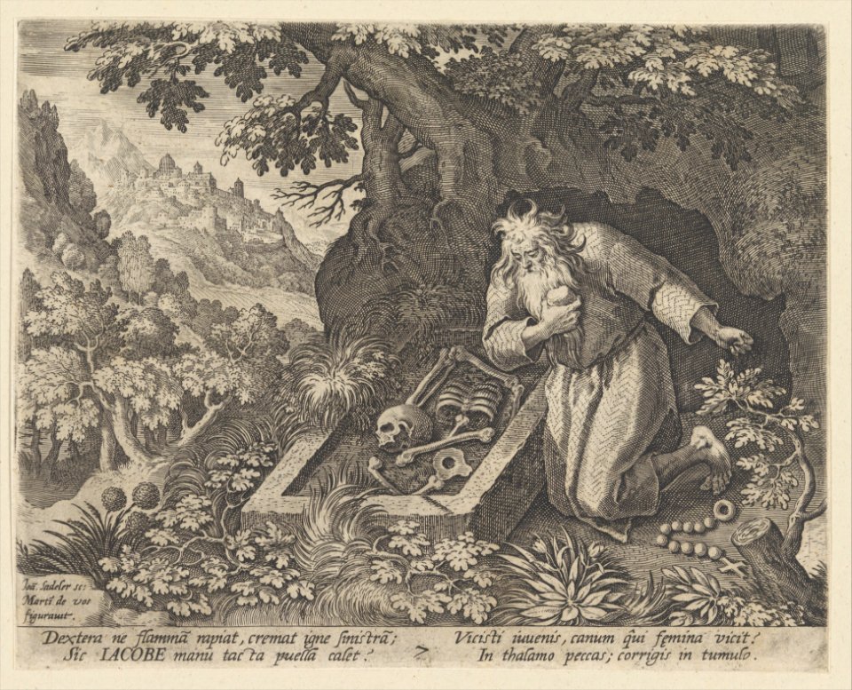 Jacob, from the series Sylvae Sacrae Monumenta...Anachoretarum MET DP210628