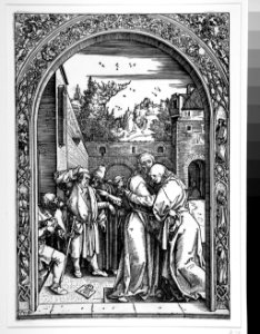 Joachim and Anna at the Golden Gate, from The Life of the Virgin MET 037.2R1 54K