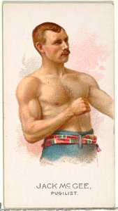 Jack McGee, Pugilist, from World's Champions, Series 2 (N29) for Allen & Ginter Cigarettes MET DP838268