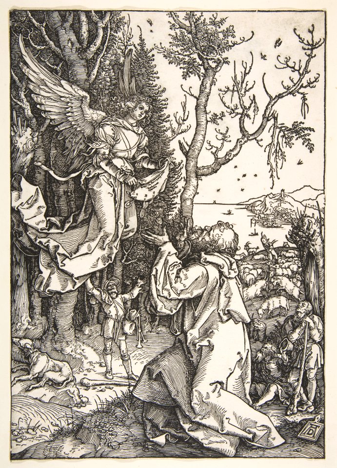 Joachim and the Angel, from The Life of the Virgin MET DP816151