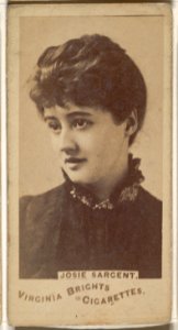 Josie Sargent, from the Actors and Actresses series (N45, Type 1) for Virginia Brights Cigarettes MET DP830517