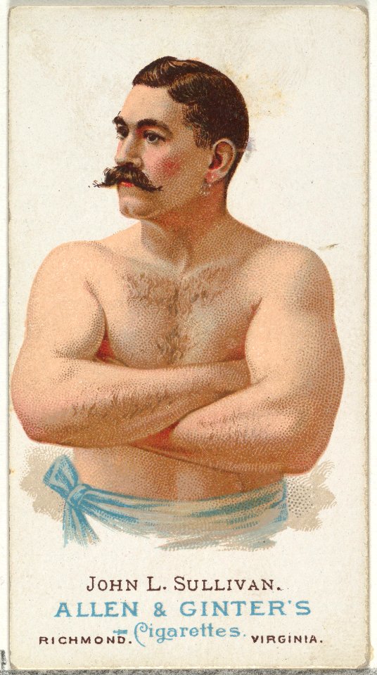 John L. Sullivan, Pugilist, from World's Champions, Series 1 (N28) for Allen & Ginter Cigarettes MET DP838226