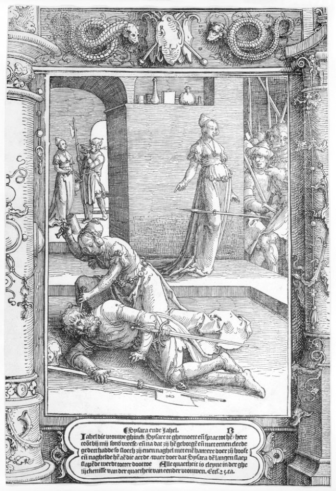 Jael Killing Sisera, ornamental frame MET MM63629