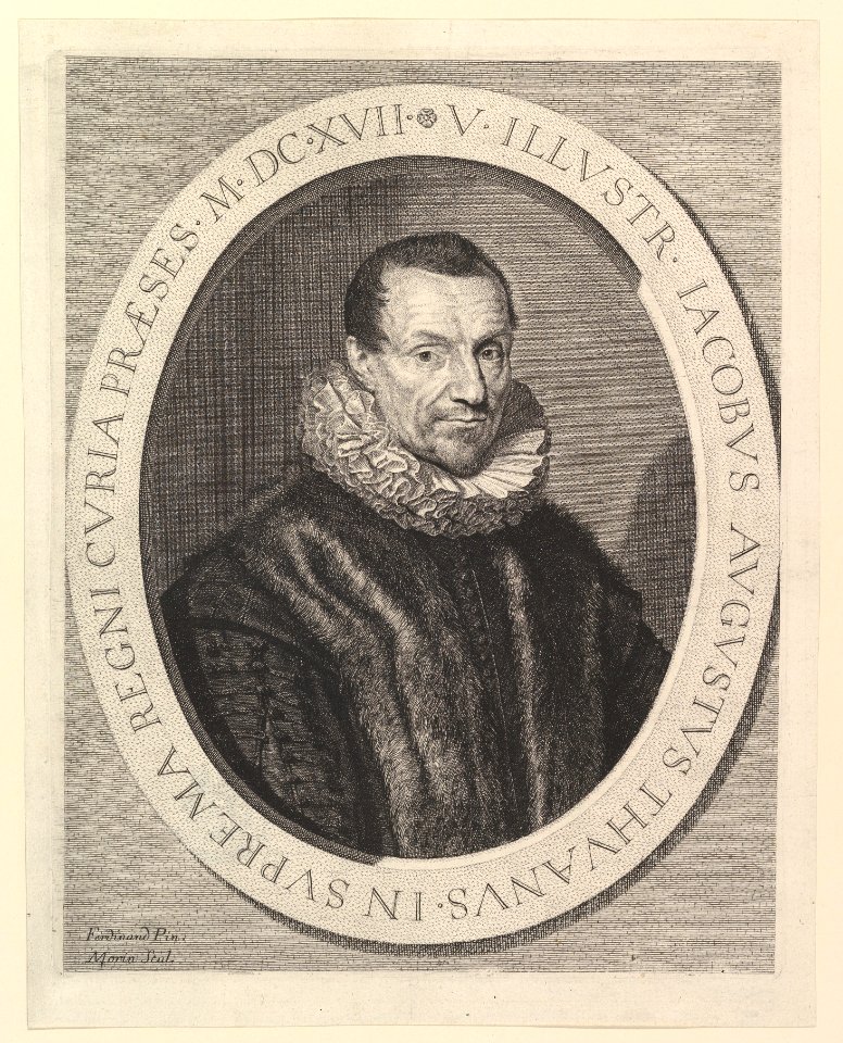 Jacques-Auguste de Thou, premier president au Parlement MET DP819872