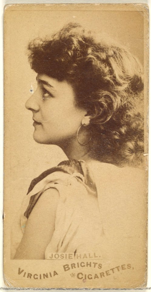 Josie Hall, from the Actors and Actresses series (N45, Type 1) for Virginia Brights Cigarettes MET DP829545