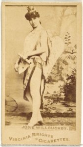 Josie Willoughby, from the Actors and Actresses series (N45, Type 1) for Virginia Brights Cigarettes MET DP830109